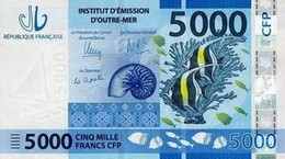 FRENCH PACIFIC TERRITORIES 5000 FRANCS P 7 2014 UNC SC NUEVO - Territori Francesi Del Pacifico (1992-...)