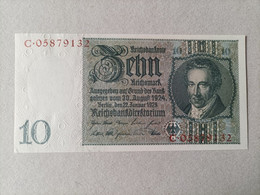 Billete De Alemania De 10 Mark, Año 1929, UNC - 10 Mark
