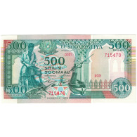 Billet, Somalie, 500 Shilin = 500 Shillings, 1996, 1989-01-01, KM:36c, NEUF - Somalie