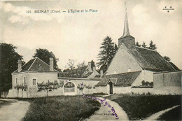 Brinay * La Place Et L'église Du Village - Other & Unclassified