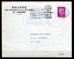 France Grève Libourne N° 10 Sur Lettre Cote 85,00€ - Documentos