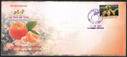 India 2022 ORANGE- AGAR MALWA, Fruit, Juice, Beverage, Vitamin C , Cover (**) Inde Indien Limited Issued - Lettres & Documents