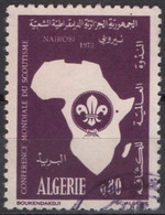 ALGERIA  1973 - 1v - Used - Oblitéré - Scouts Scouting Scoutisme Pfadfinder Exploración Boy Scout Conference, Nairobi - Gebraucht