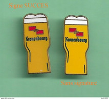 BIERE KRONEMBOURG *** Lot De 2 Pin's Differents *** 0068 - Bière