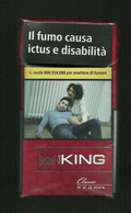 Tabacco Pacchetto Di Sigarette Italia - The King Da 20 Pezzi - Vuoto - Estuches Para Cigarrillos (vacios)