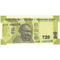 Billet, Inde, 20 Rupees, 2019, NEUF - India