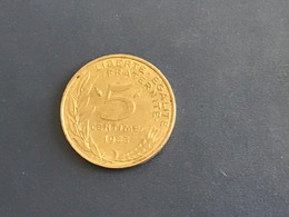 Münze Münzen Umlaufmünze Frankreich 5 Centimes 1983 - 5 Centimes