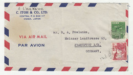 C. Itoh & Co., Ltd, Osaka Company Letter Cover Posted 195? To Germany B221210 - Covers & Documents