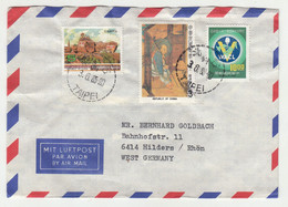 Taiwan Letter Cover Posted 1986 To Germany B221210 - Cartas & Documentos