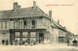 Arcis Sur Aube * Place Et Café Du Commerce - Arcis Sur Aube