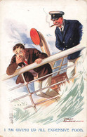 CPA Illustrateur Fred Spurgin - Croisiere - I Am Giving Up All Expensive Food - Humour - Spurgin, Fred