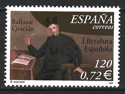 ESPAGNE. N°3378 De 2001. Baltasar Gracias. - Ecrivains