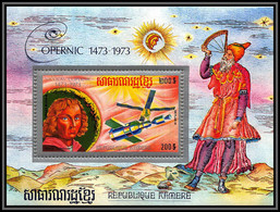 86226 Mi Bloc N°38 A Copernic Copernicus Concorde ** MNH Khmère Cambodia Cambodge Espace (space) - Cambodia