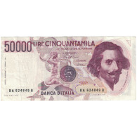 Billet, Italie, 50,000 Lire, 1984, KM:113b, TTB+ - 50000 Liras