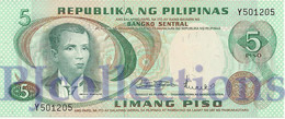 PHILIPPINES 5 PISO 1970 PICK 148 AUNC - Philippines