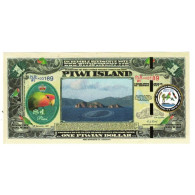 Billet, États-Unis, 1 Dollar, 2017, 2017-12-25, PIWI ISLAND, NEUF - Da Identificare
