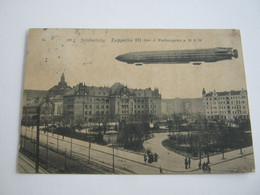 BERLIN    Schöneberg   , Strasse Mit Zeppelin  ,  Schöne  Karte Um 1910 - Schöneberg