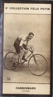 ► Georges Cassignard "dit Drangissac"  Cycliste Champion De France Né à Bordeaux  - RARE Profil  Photo Felix POTIN 1908 - Félix Potin