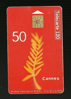Carta Telefonica Francia - 50° Cannes - 4.97 Carte Telefoniche@Scheda@Schede@Phonecards@Telecarte@Telefonkarte - 1997