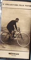 ► Paul MEDINGER (Champion De France Cyclliste)  - RARE Profil Photo Felix POTIN 1908 - Félix Potin