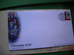 FDC Christmas Noël, Tallents House, Vitrail, 2nd - 2011-2020 Decimal Issues