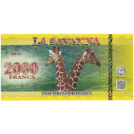 Billet, France, 2000 Francs, JURASSIC BANK 35 DIN, NEUF - [ 7] Fouten & Varianten