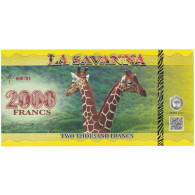 Billet, France, 2000 Francs, JURASSIC BANK 35 DIN, NEUF - [ 7] Errori & Varietà