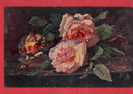 YELLOW PINK ROSES  OLIO SERIES - Blumen