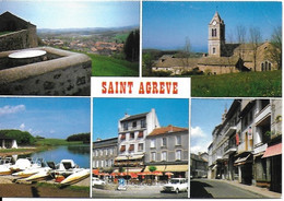 Saint Agrève - Multi Vues -  Non écrite ( Commerces ) - Non écrite - Saint Agrève