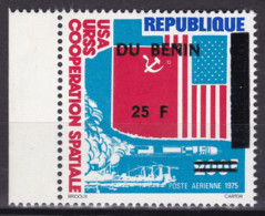 BENIN 1994 1995 MICHEL 585 25F /200F Val 60€ - SPACE COOPERATION SPATIALE USA URSS - OVERPRINTED OVERPRINT SURCHARGE MNH - Bénin – Dahomey (1960-...)