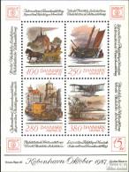 Dänemark Block5 (kompl.Ausg.) Postfrisch 1986 HAFNIA 87 - Blocks & Kleinbögen