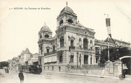 CPA Royan - La Terrasse De Foncillon - Tramway - - Royan