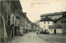 Faverges * La Rue Carnot * Lavoir - Faverges