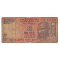 Billet, Inde, 10 Rupees, KM:89e, TB - India