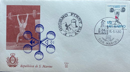 San Marino FDC Zegelnrs 1221  Uit 1980 - FDC