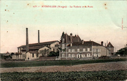 Aydoilles Canton De Bruyères Tuilerie Et La Poste Post Usine Factory Vosges 88600 N°173 Cpa Couleur Ecrite Au Dos B.Etat - Autres & Non Classés