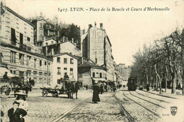 Lyon * 2ème * Place De La Boucle Et Cours D'herbouville * Tram Tramway * Attelage - Lyon 2