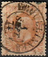 1870 Beeltenis Van Leopold II 30c Tand 15 COB 33 / Mi 30A / Sc 35 / YT 33 Used / Oblitéré / Gestempelt [lie] - 1869-1883 Leopold II