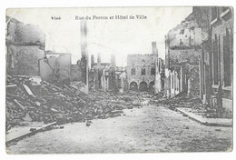 VISE  --  Rue Du Perron Et Hôtel De Ville ( 1915 ) - Visé