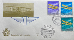 San Marino FDC Zegelnrs 1165 - 1166 Uit 1978 - FDC