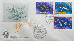 San Marino FDC Zegelnrs 1169 - 1171  Uit 1978 - FDC