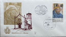 San Marino FDC Zegelnrs 1205 Uit 1980 - FDC