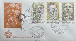 San Marino FDC Zegelnrs 1206 - 1208 Uit 1980 - FDC