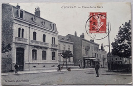 01 - AIN - Oyonnax - Place De La Gare - Carte Animée - Oyonnax