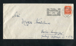 "DEUTSCHES REICH" 1940, Stempel "BERLIN, Maerchen-Theater, Dornroeschen" Auf Brief (4206) - Marcophilie - EMA (Empreintes Machines)