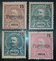 D.CARLOS I , COM SOBRECARGA PROVISÓRIO CE42/45 SERIE COMPLETA - Zambeze