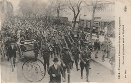 THEMES MILITARIA - 1914 - 1918 - PRISONNIERS ALLEMANDS DIRIGES VERS ANGLETERRE - VOIR ETAT - Weltkrieg 1914-18