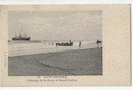 COTE D'IVOIRE -  Passage De La Barre à GRAND LAHOU 83 - Côte-d'Ivoire