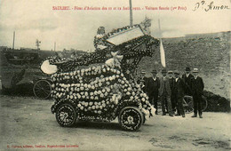 Saulieu * Fêtes D'aviation Des 11 & 12 Aout 1912 , Voiture Fleurie ( 1er Prix ) - Saulieu