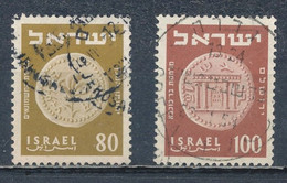 °°° ISRAEL - Y&T N°73/74 - 1952 °°° - Gebruikt (zonder Tabs)